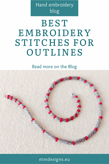 Best embroidery stitches for outlines 13 Best embroidery stitches for outlines