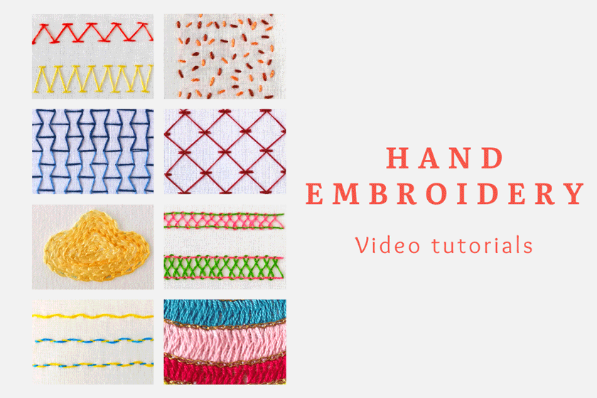 Video tutorials 1 hand embroidery video tutorials