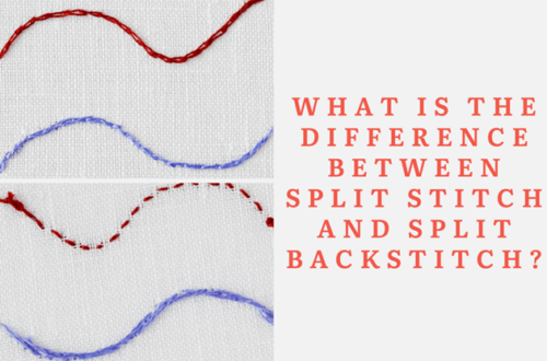 What is the difference between Split stitch and Split Backstitch? 3 Split stitch and split backstitch - the difference