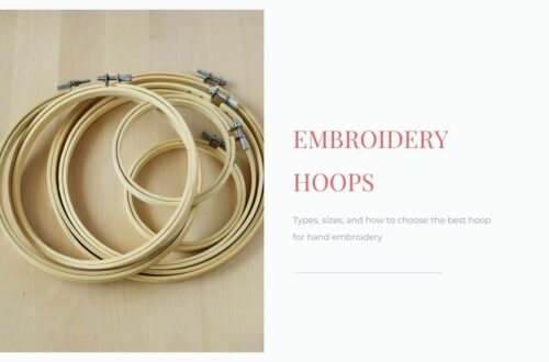 Embroidery hoops. Types, sizes, and how to choose the best hoop for hand embroidery 155 Embroidery hoops